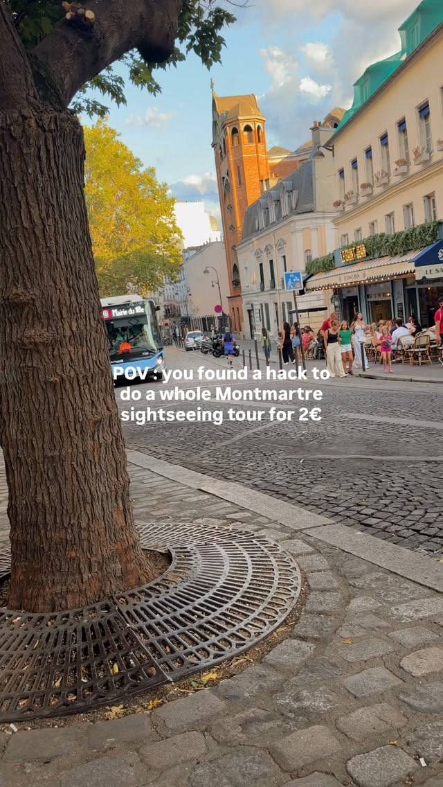 Montmartre's Landmarks Seen From Bus 40