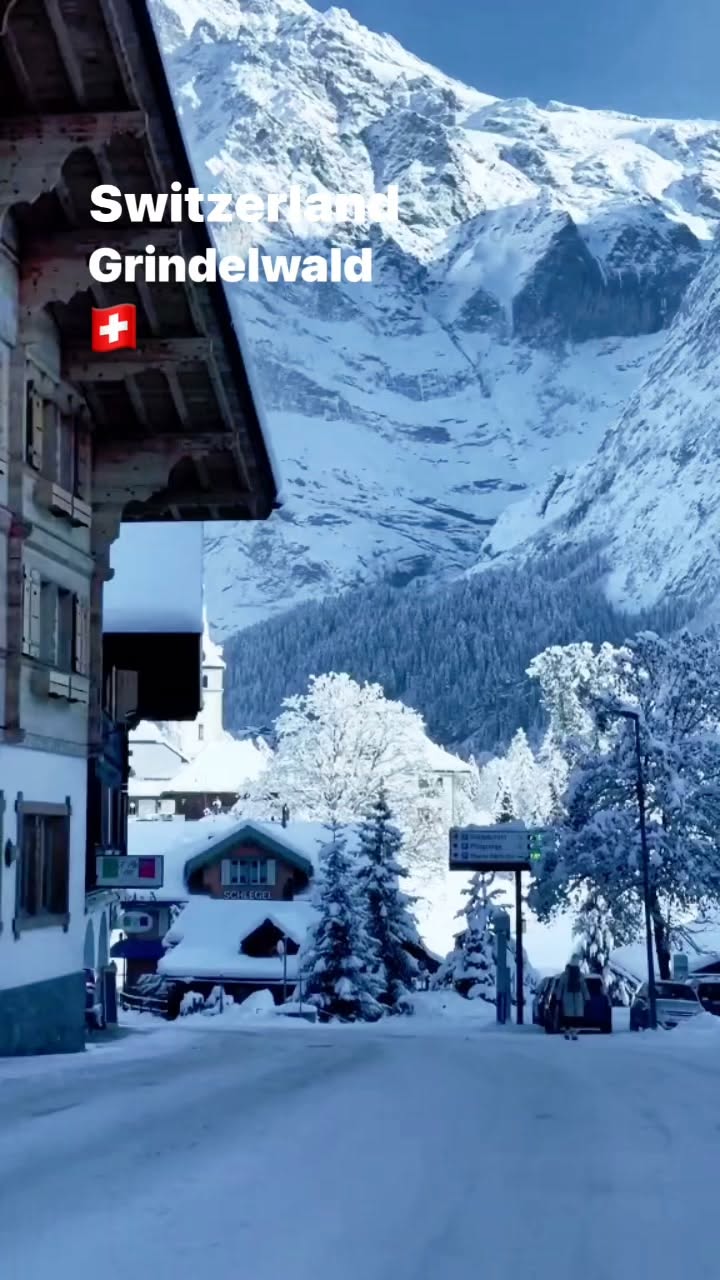 Grindelwald's Winter Beauty in the Swiss Alps