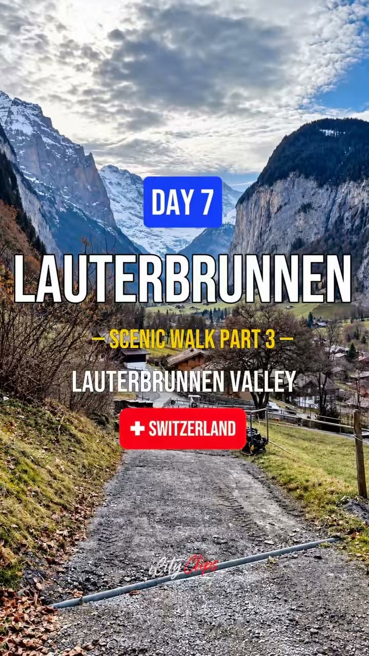 Exploring Switzerland's Scenic Lauterbrunnen Valley