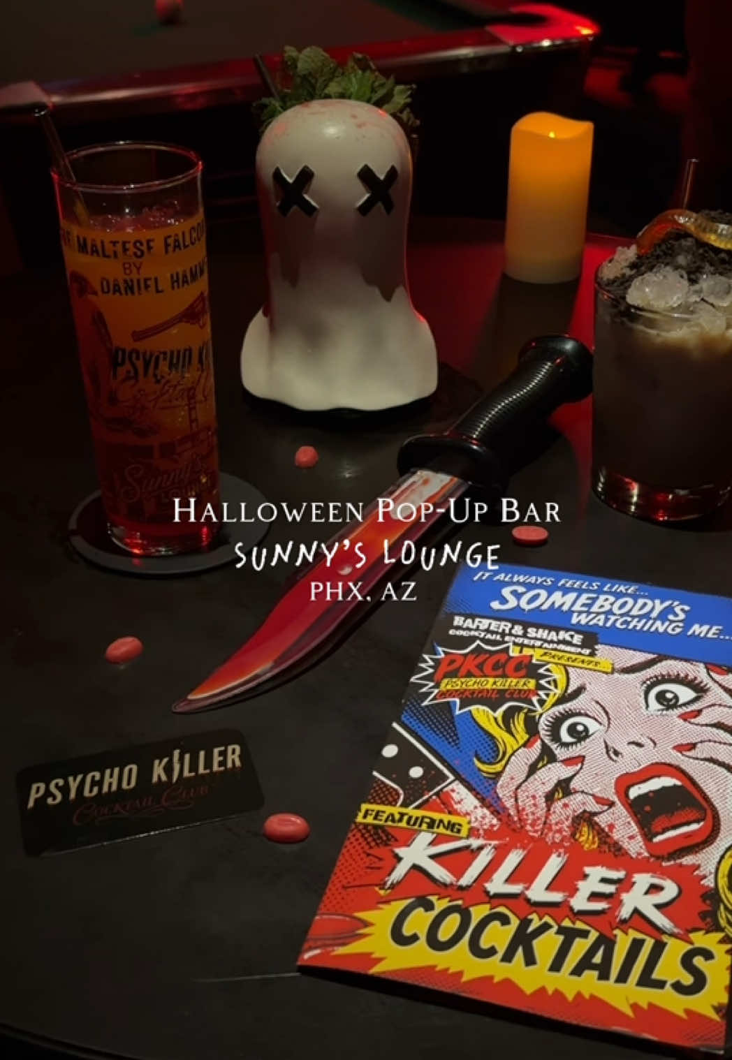 Halloween Pop-Up Bar: Psycho Killer Cocktail Lounge