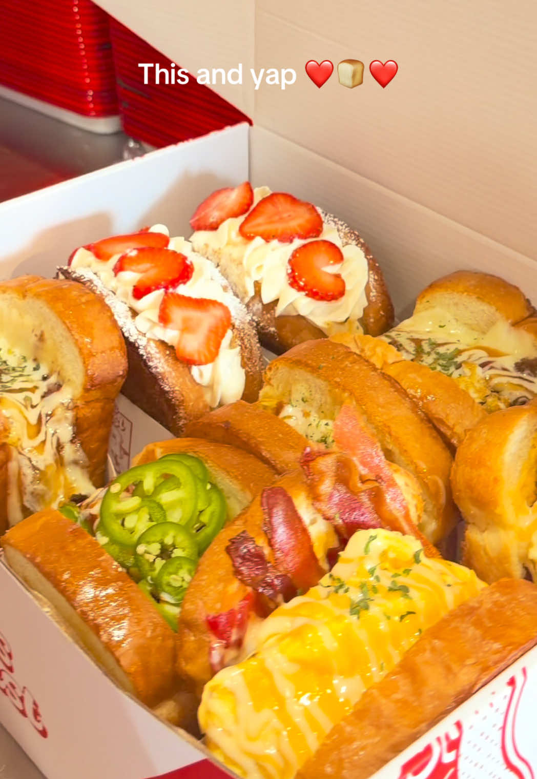Let's Toast's Selection Of Toasts And Sandwiches