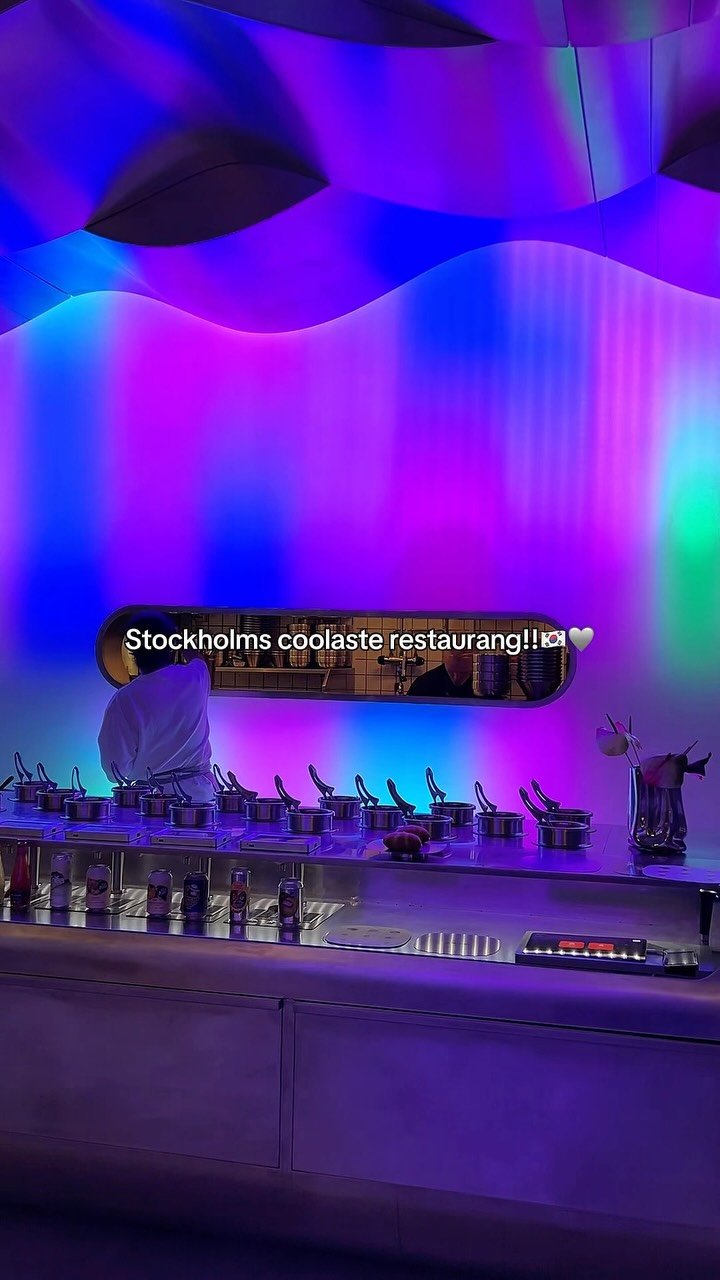Stockholm's New Futuristic Korean Restaurant