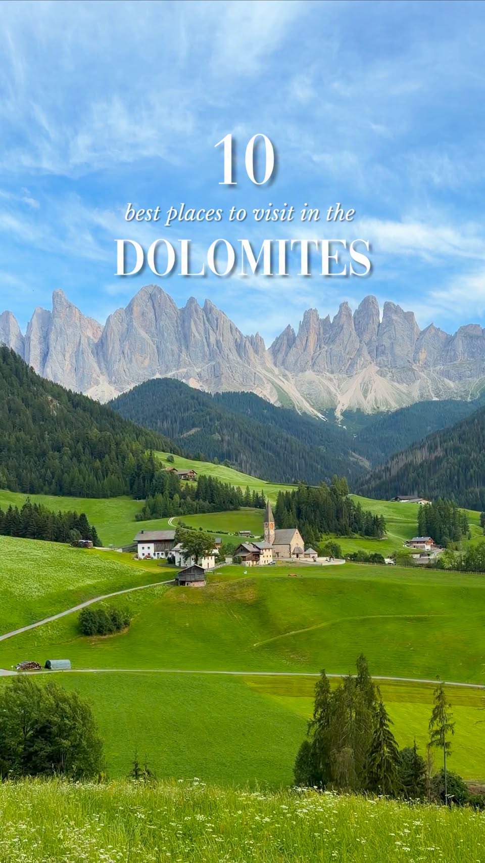 Dolomites' Top 10 Natural Wonders and Scenic Spots