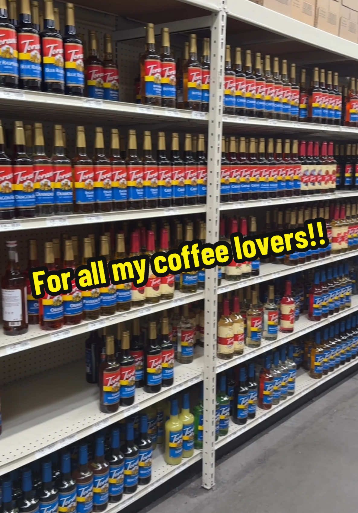 Shamrock Foodservice Warehouse Coffee Supplies