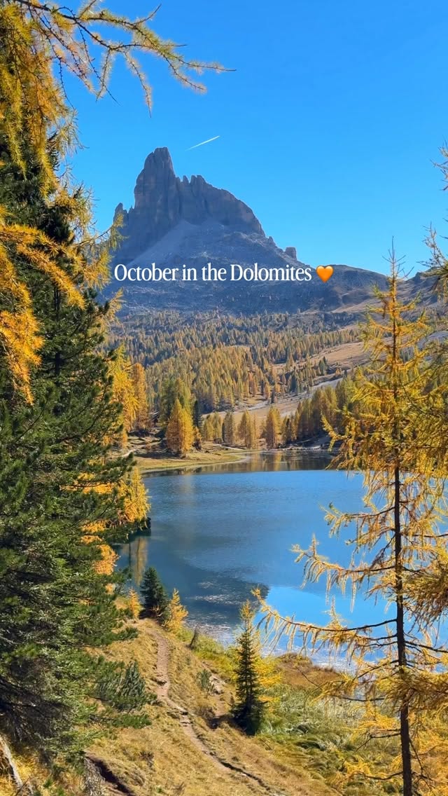 Autumn Beauty Of The Dolomites In October