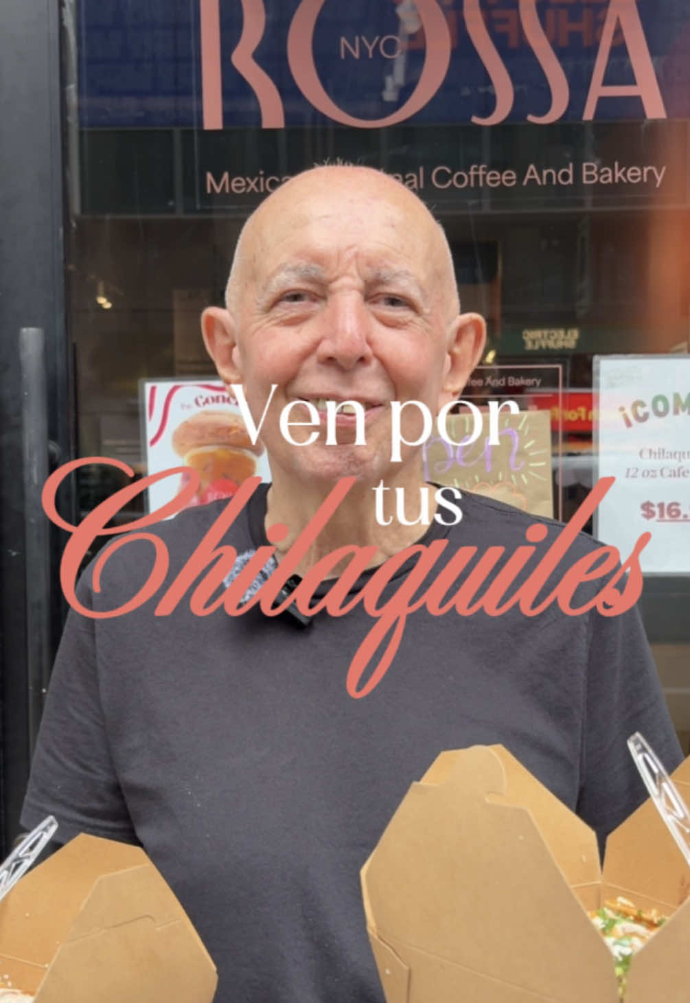 ROSSA Café Sells Chilaquiles From Outside