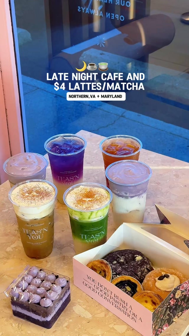 Late Night Cafe In Tysons And Rockville