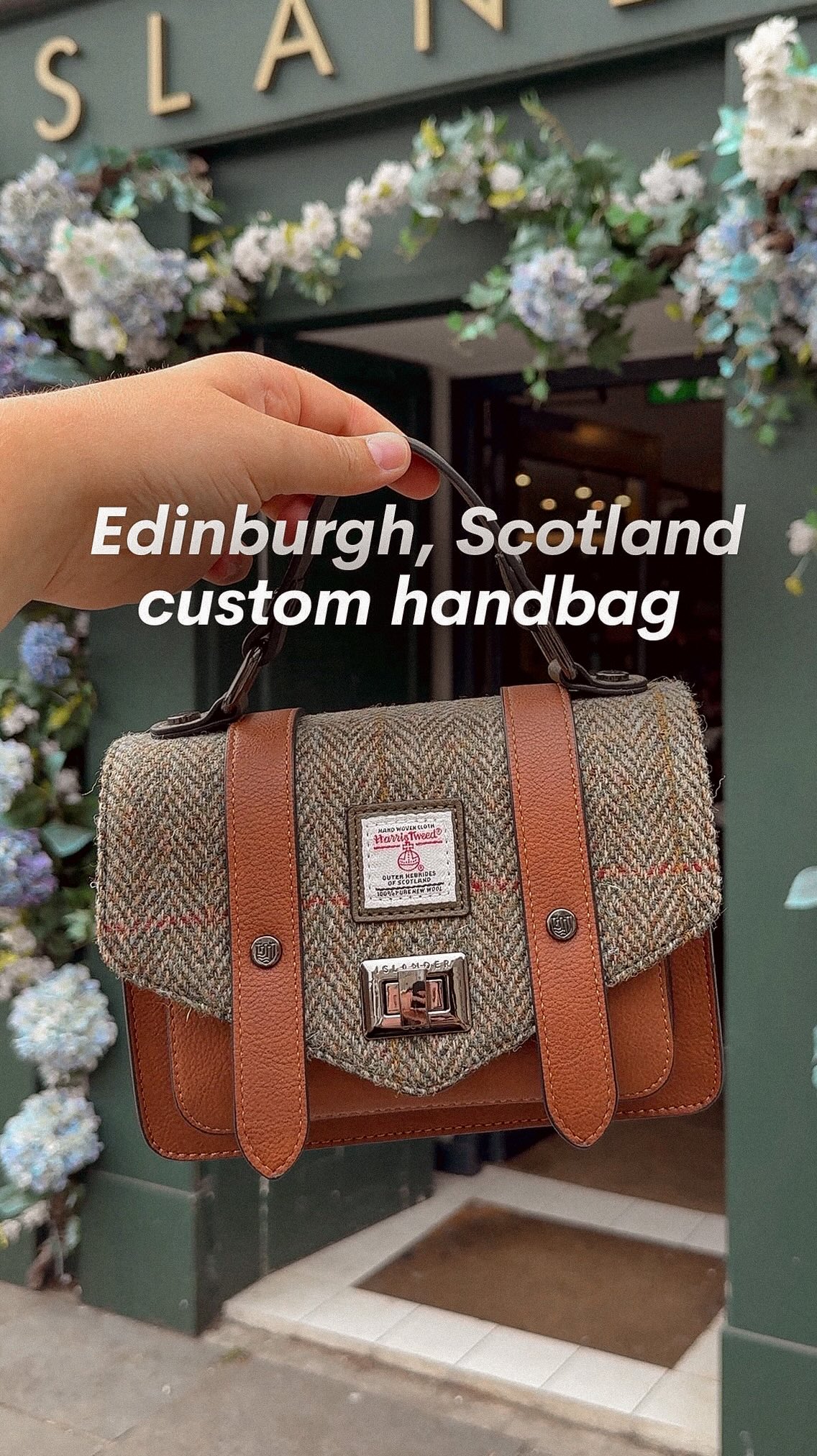 Edinburgh Custom Handbag Workshop With Harris Tweed