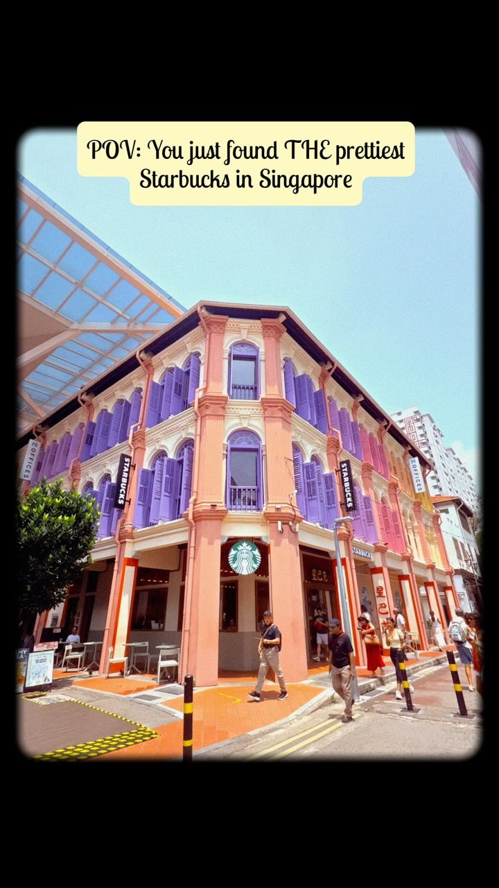 Chinatown Starbucks With Colorful Exterior