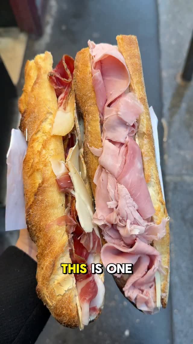 Paris Sandwich Shop Features Ham Sandwiches