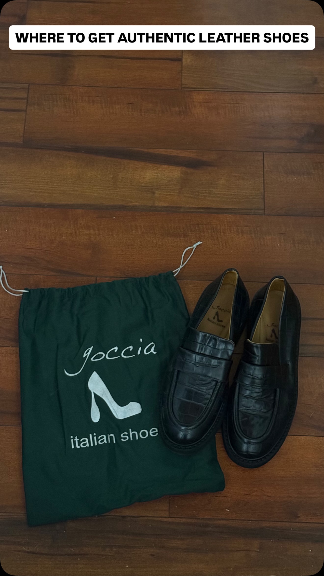 Handcrafted Italian Leather Shoes in Florence