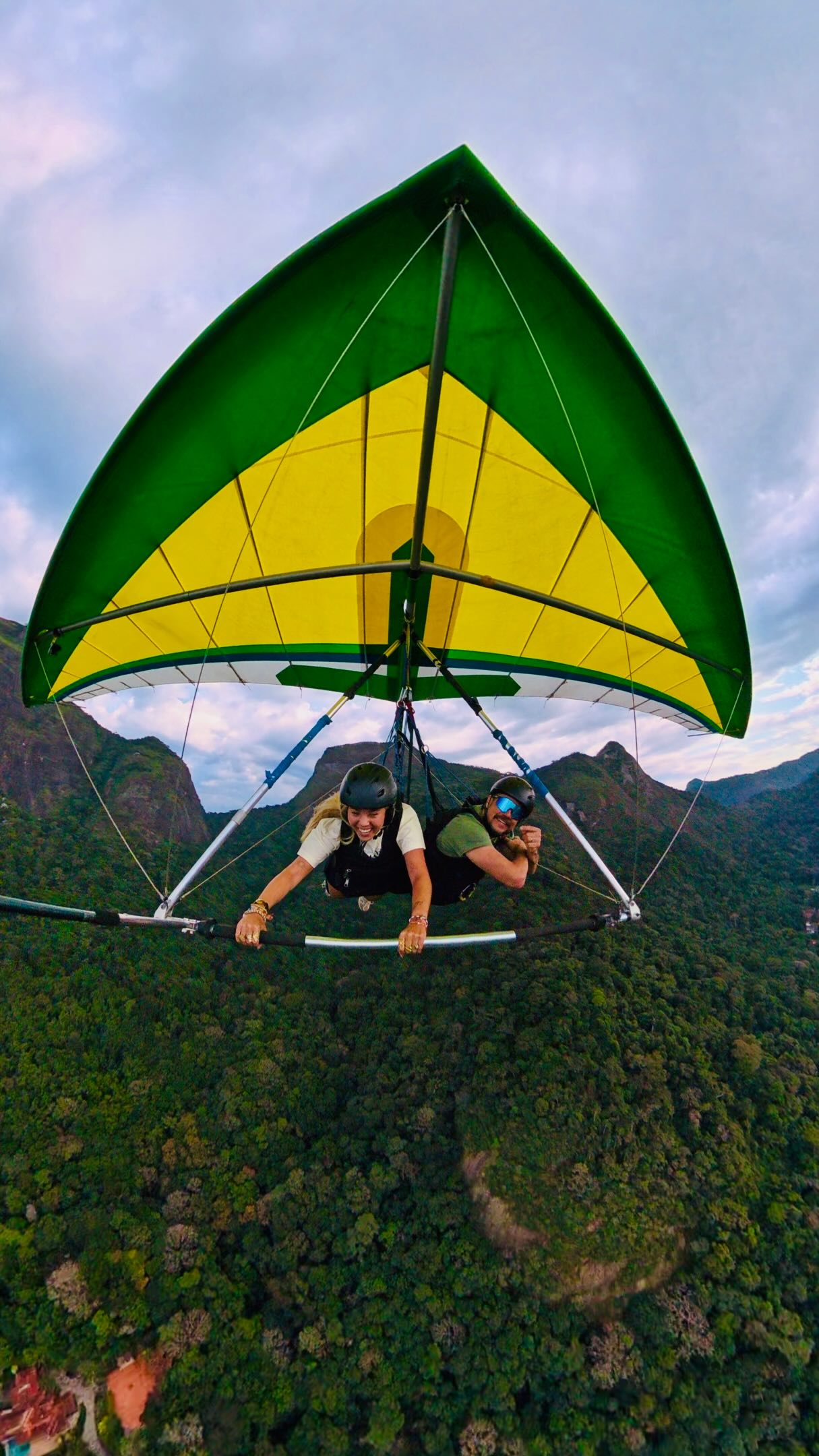 Hang Gliding Over Rio De Janeiro's Coastline
