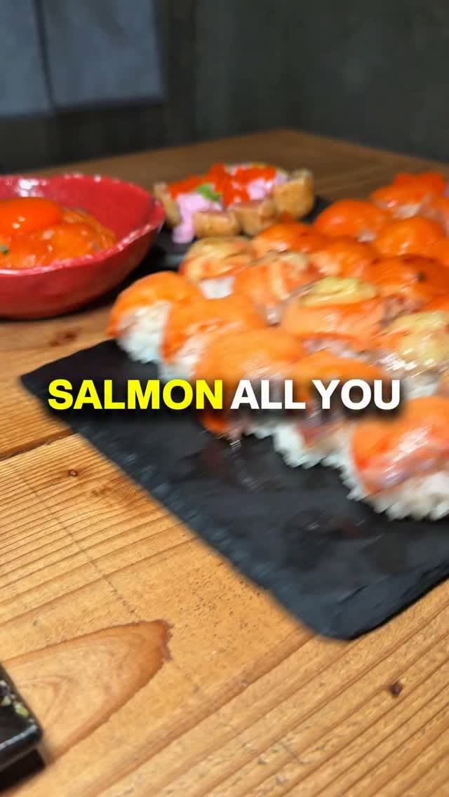 Takatsuki Underground Bar Salmon Delights