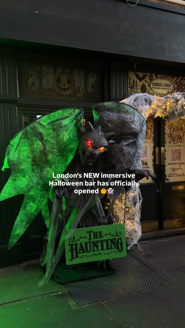 Covent Garden's New Immersive Halloween Bar Opens