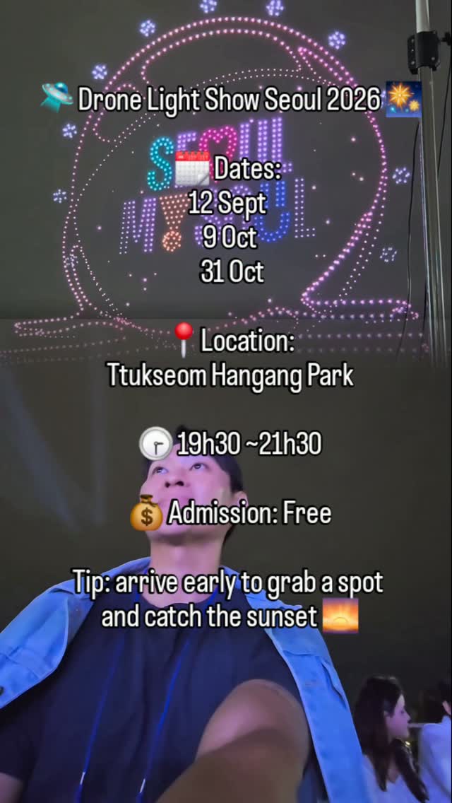 Ttukseom Hangang Park Drone Light Show Information