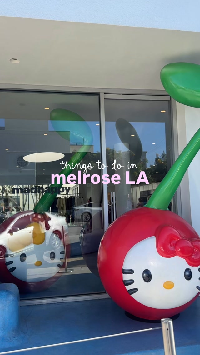 Melrose Avenue Shops And Cafes