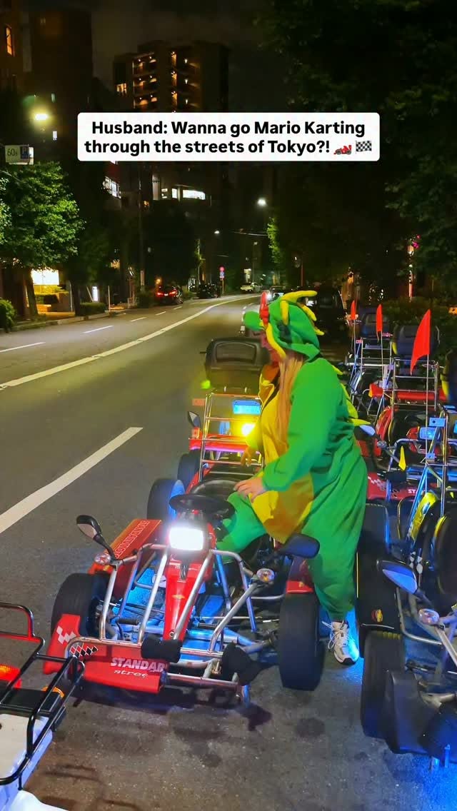 Shibuya Go-Kart Adventures In Dinosaur Costumes