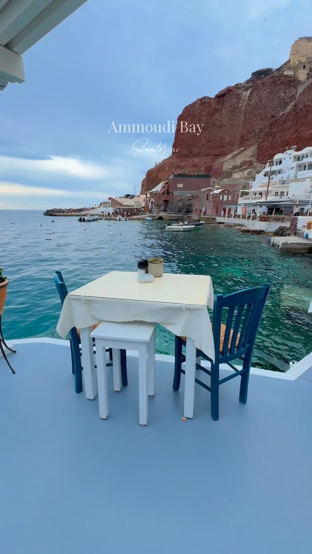 Ammoudi Bay Santorini Waterfront Dining