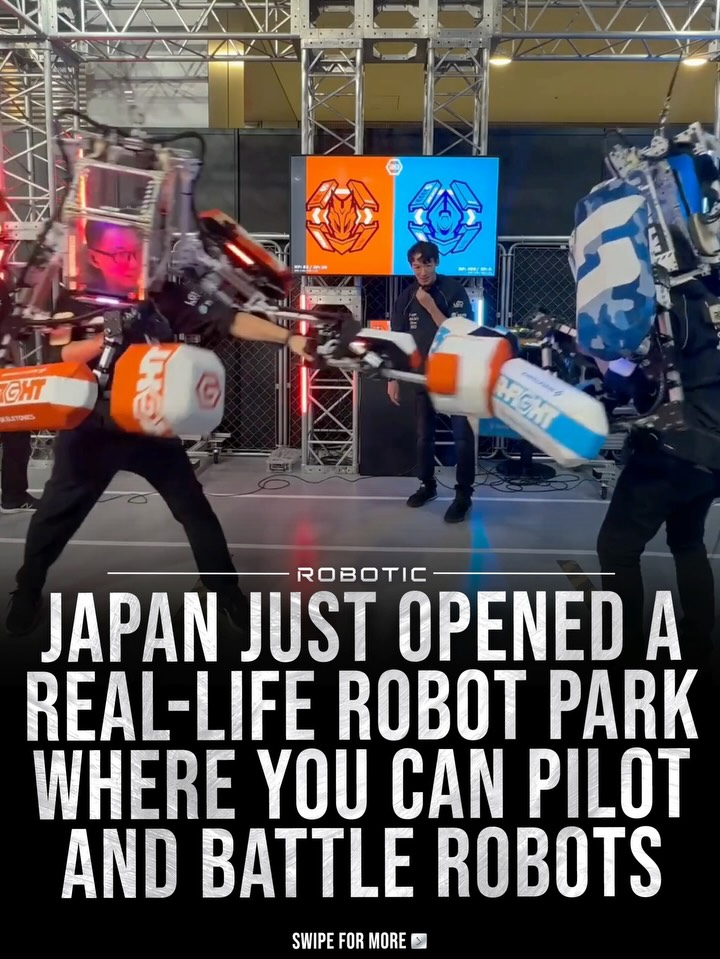 Experience Robot Battles At Tokyo's New Robot Park