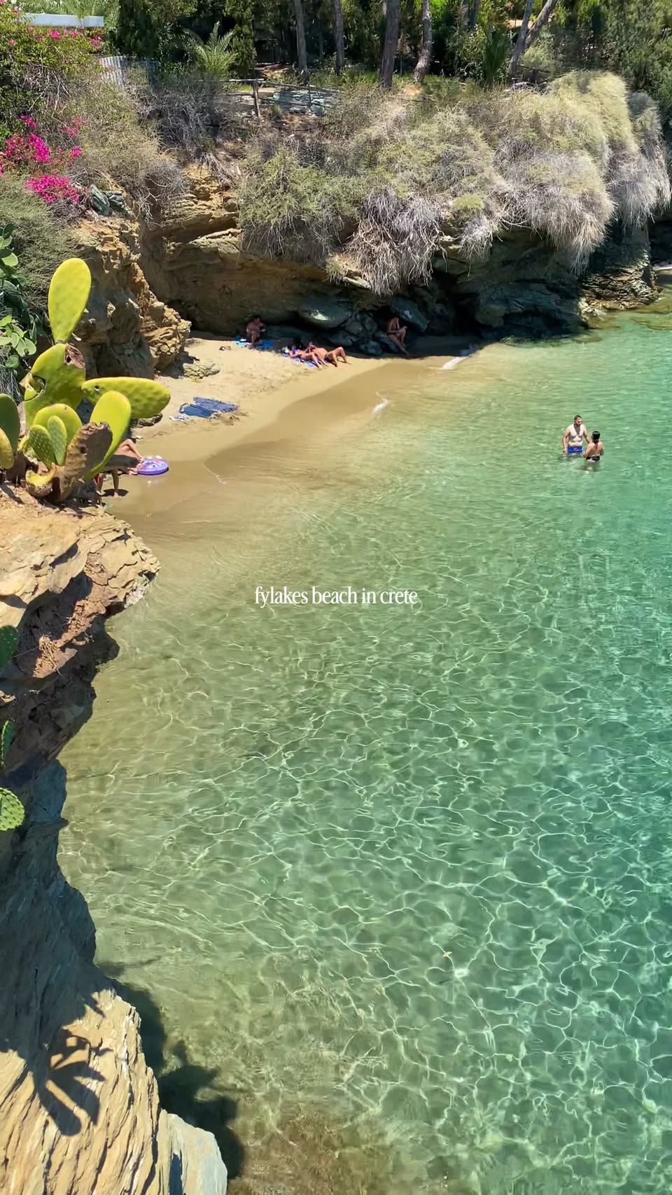 Cretan Beach With Turquoise Waters