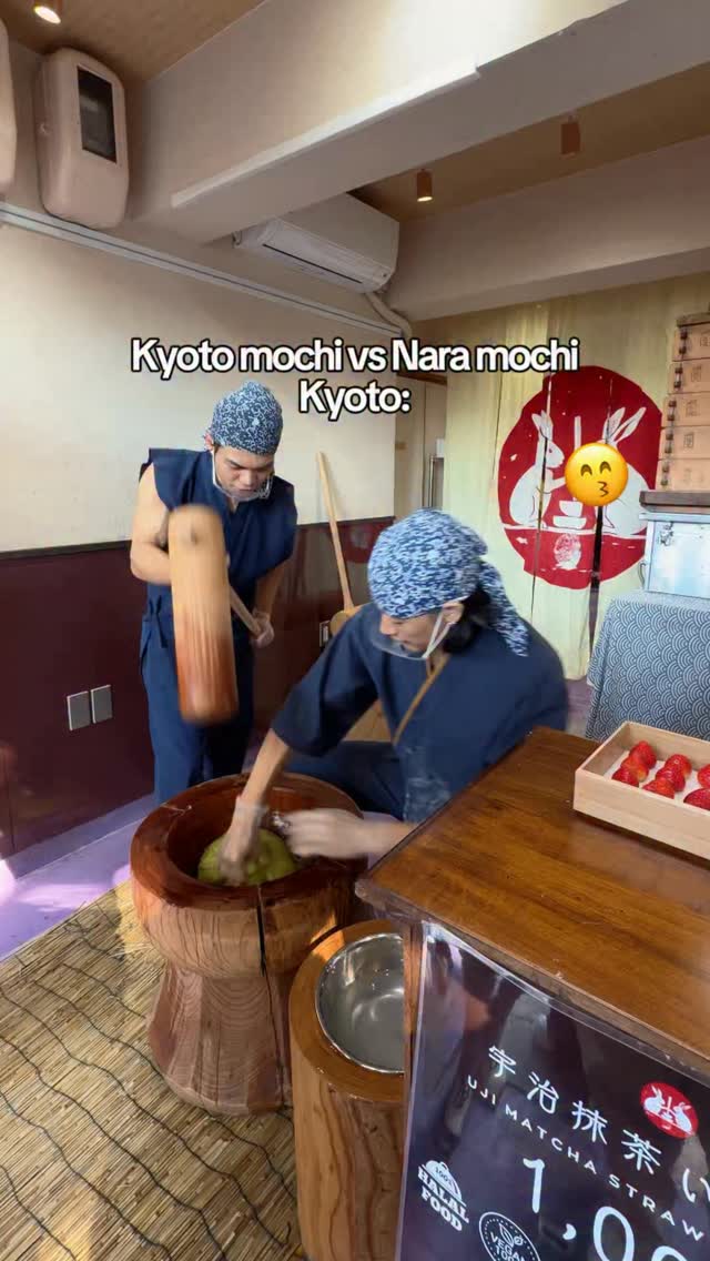 Kyoto and Nara Mochi Comparison