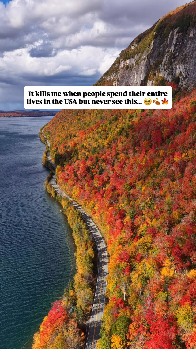 Vermont's Lake Willoughby in Autumn Splendor