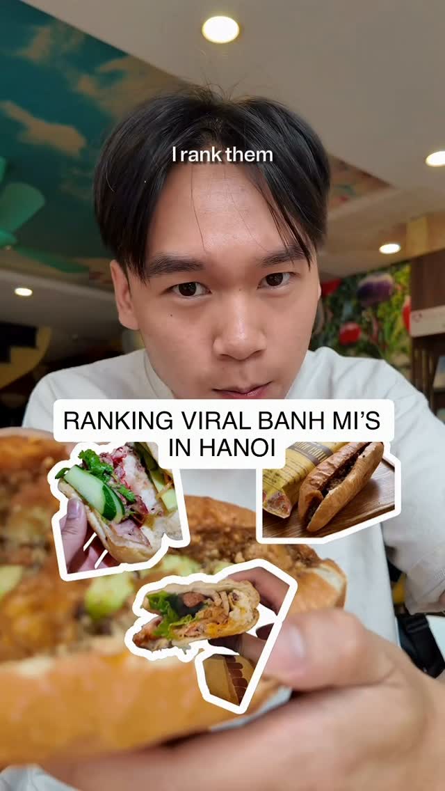 Hanoi's Top Banh Mi Spots Ranked By Influencer