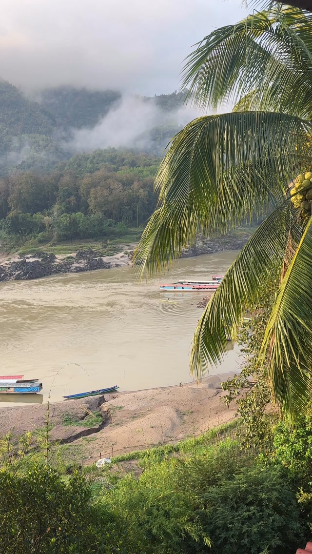Laotian Slow Boat Journey on the Mekong River