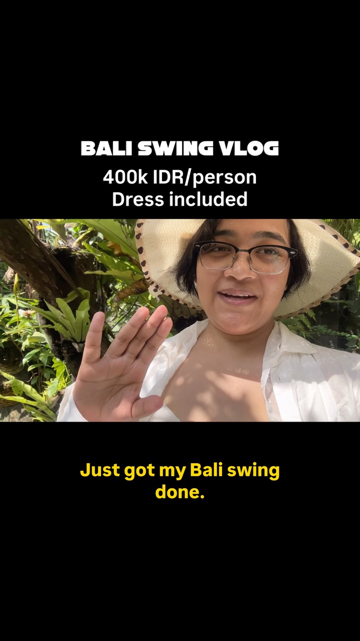 Bali Swings Offer Affordable Photo Opportunities