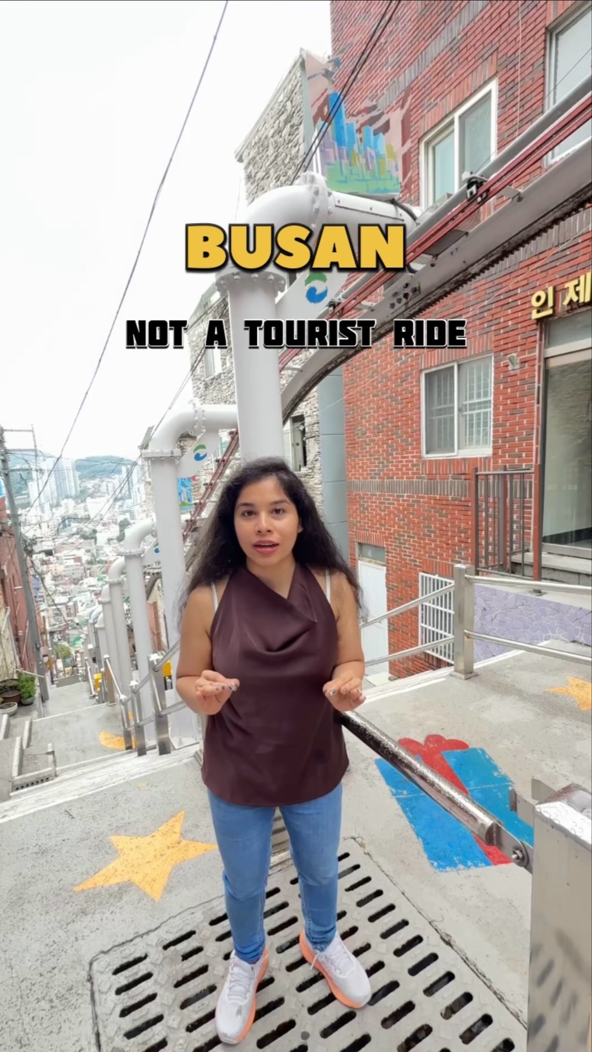 Busan's Murals and Local Monorail