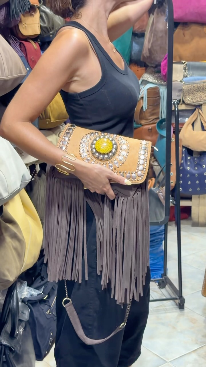 Moroccan Souk Leather Bag Shop