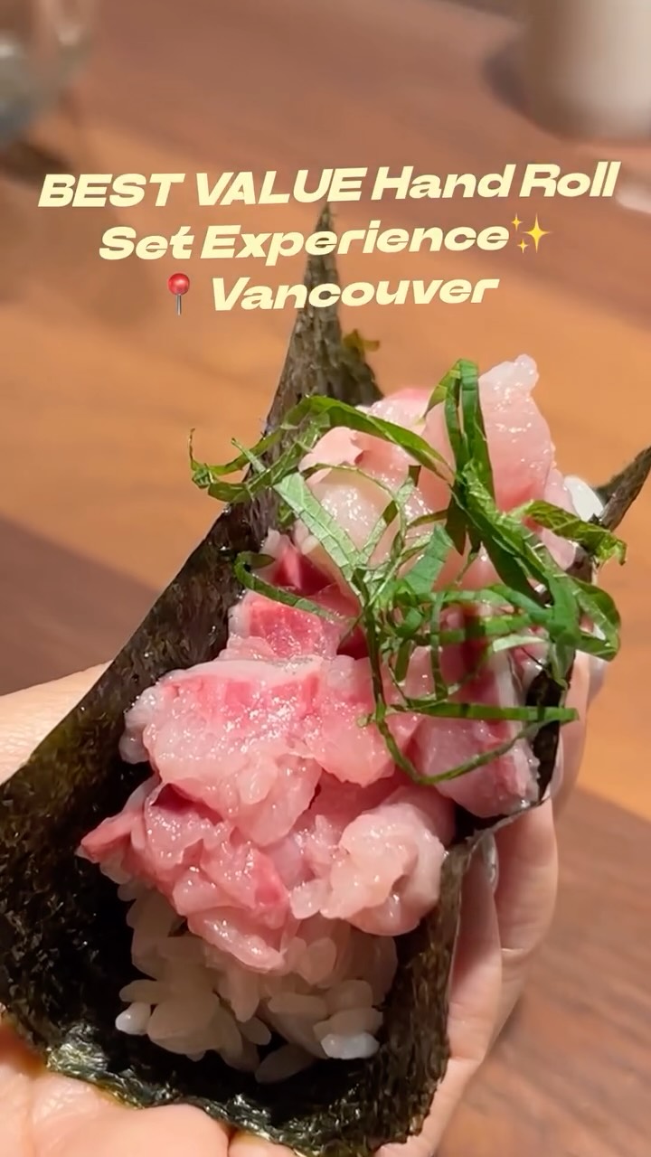 Kagura Hand Roll Bar's Omakase-Style Experience