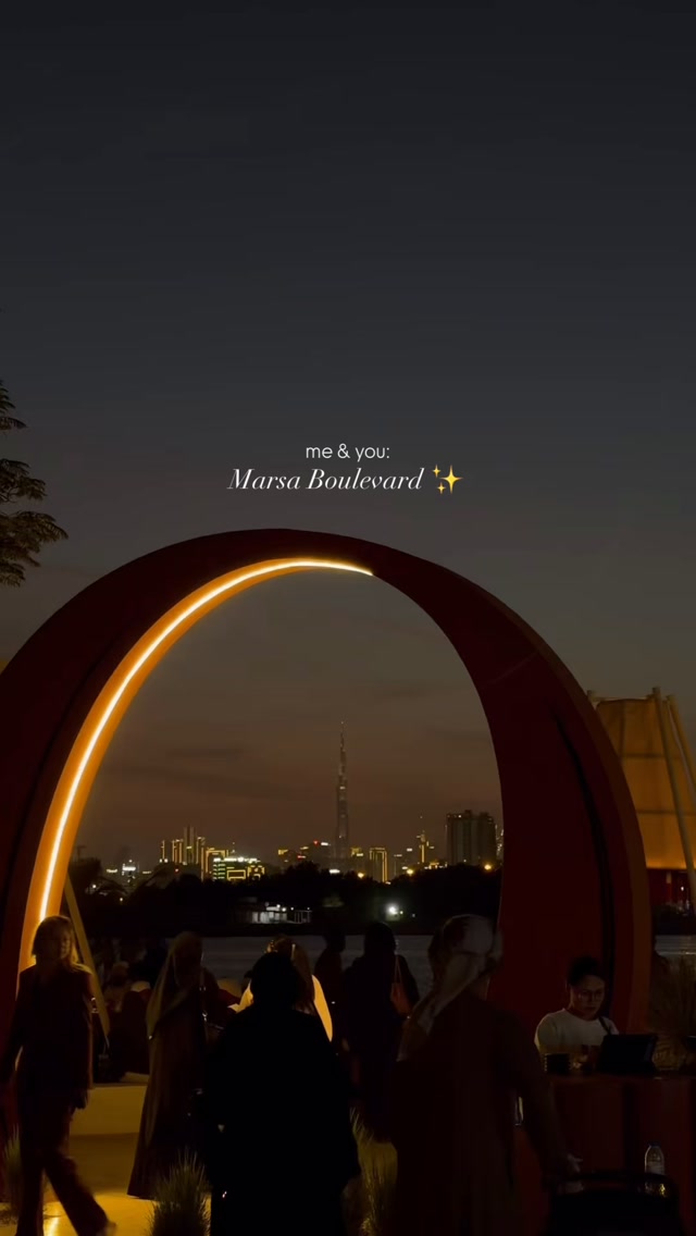 Marsa Boulevard Lights Up Dubai Nights