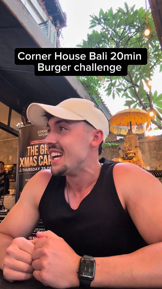 Massive Burger Challenge Won At Corner House Bali