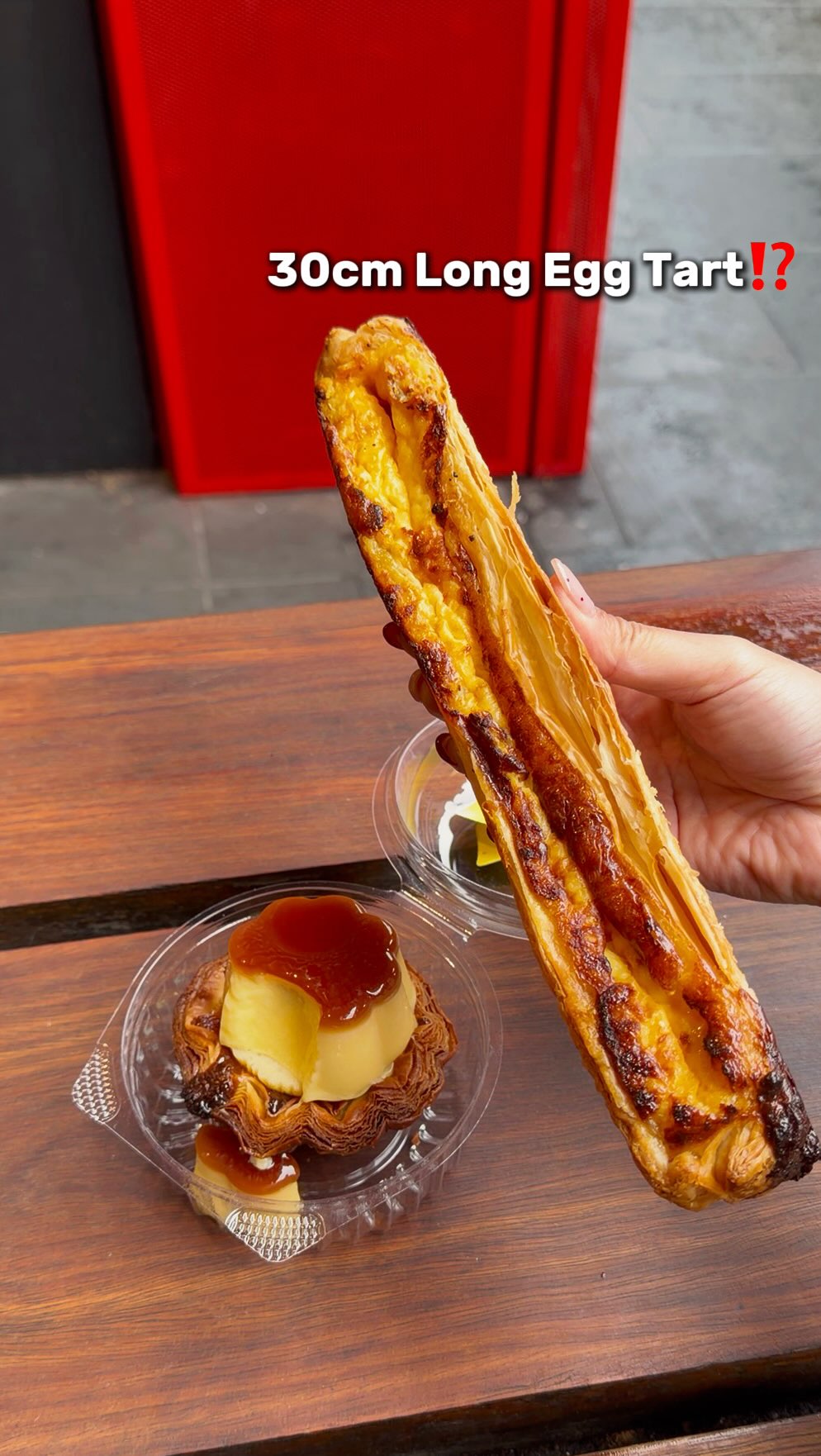 Big Comma Gelato's Egg Tart And Croissant Tart