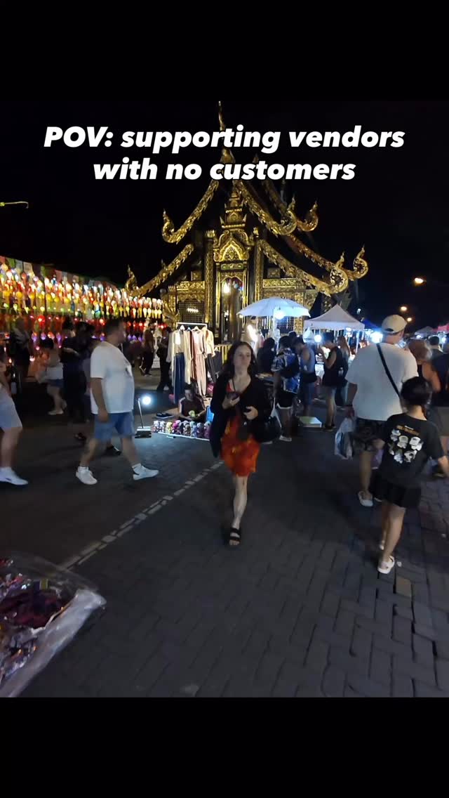 Chiang Mai Night Market Street Vendor Support