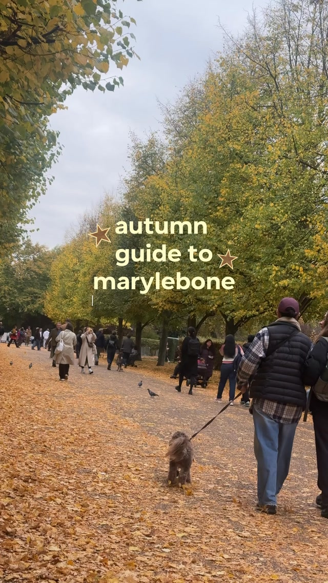 Autumn Guide To Marylebone's Cafes, Shops, And Parks