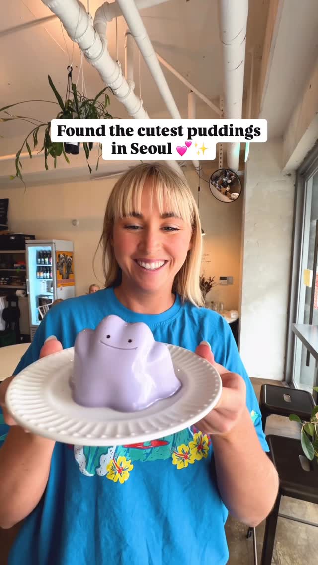 Cute Puddings at a Seoul Cafe