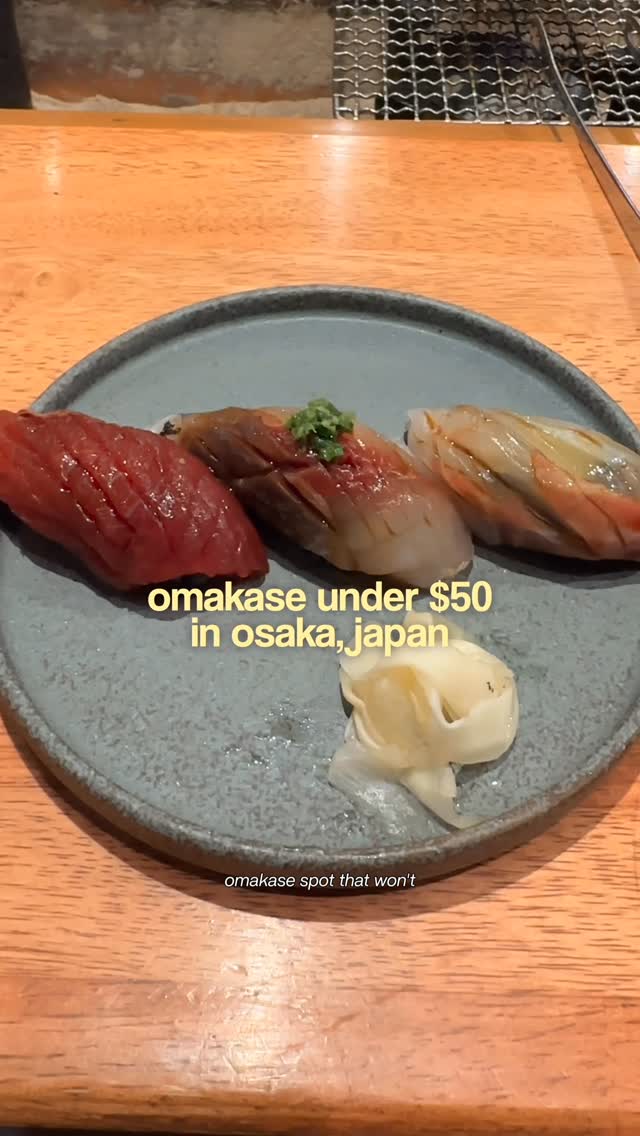 Casual Osaka Omakase With Charcoal Grills