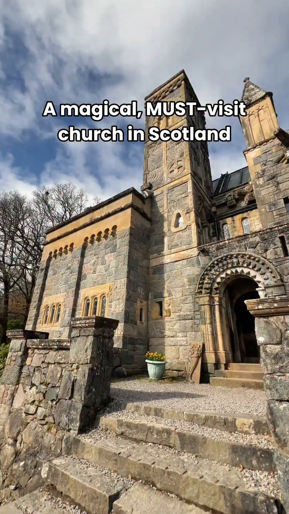 Unique Scottish Church and Loch Awe Beauty