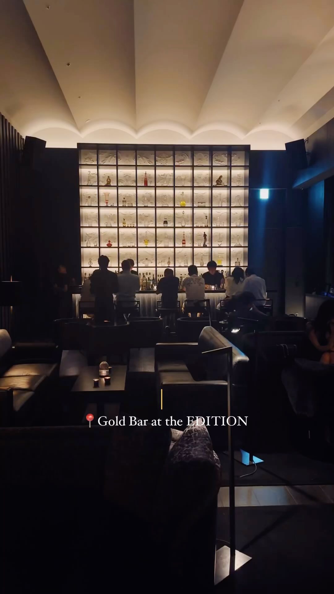 Tokyo's Gold Bar at EDITION Ambiance and Drinks