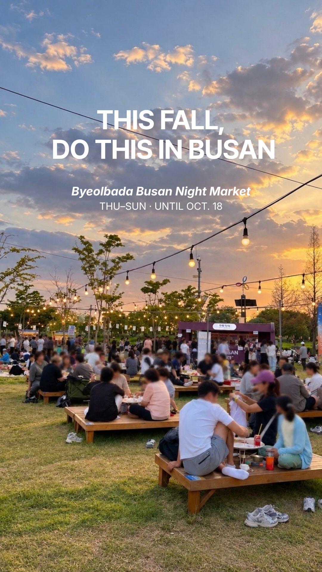 Busan Fall Weekend: Hwamyeong Ecological Park & Night Market