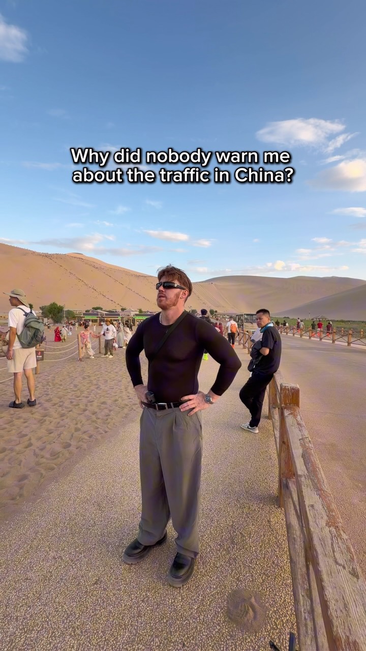 Dunhuang Desert Traffic Signals