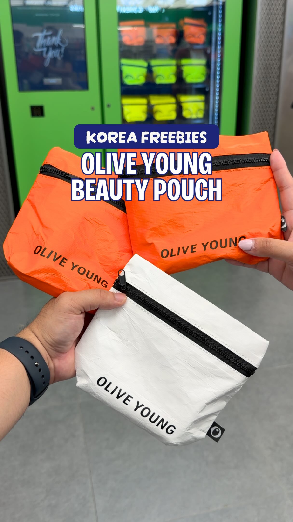 Free Beauty Pouch For New Olive Young Members