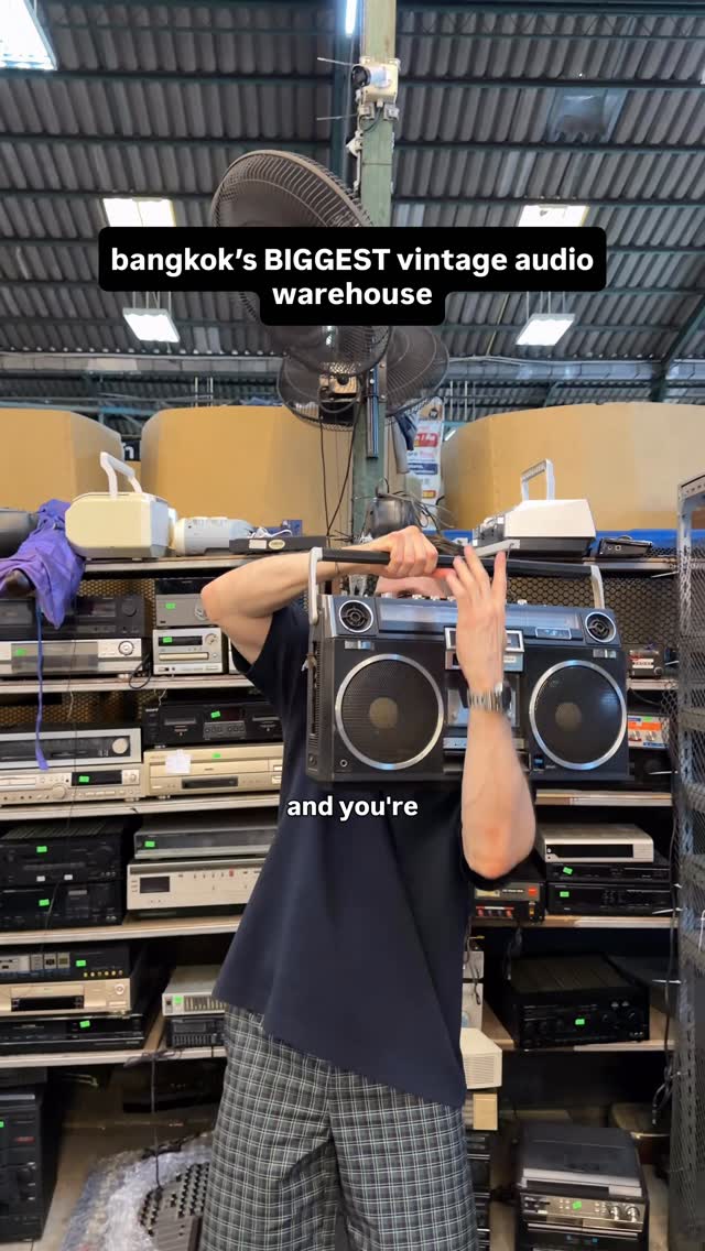 Bangkok's Vintage Audio Warehouses