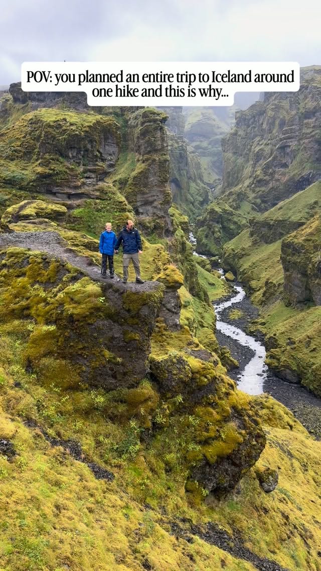 Icelandic Waterfalls and Canyons for Hiking