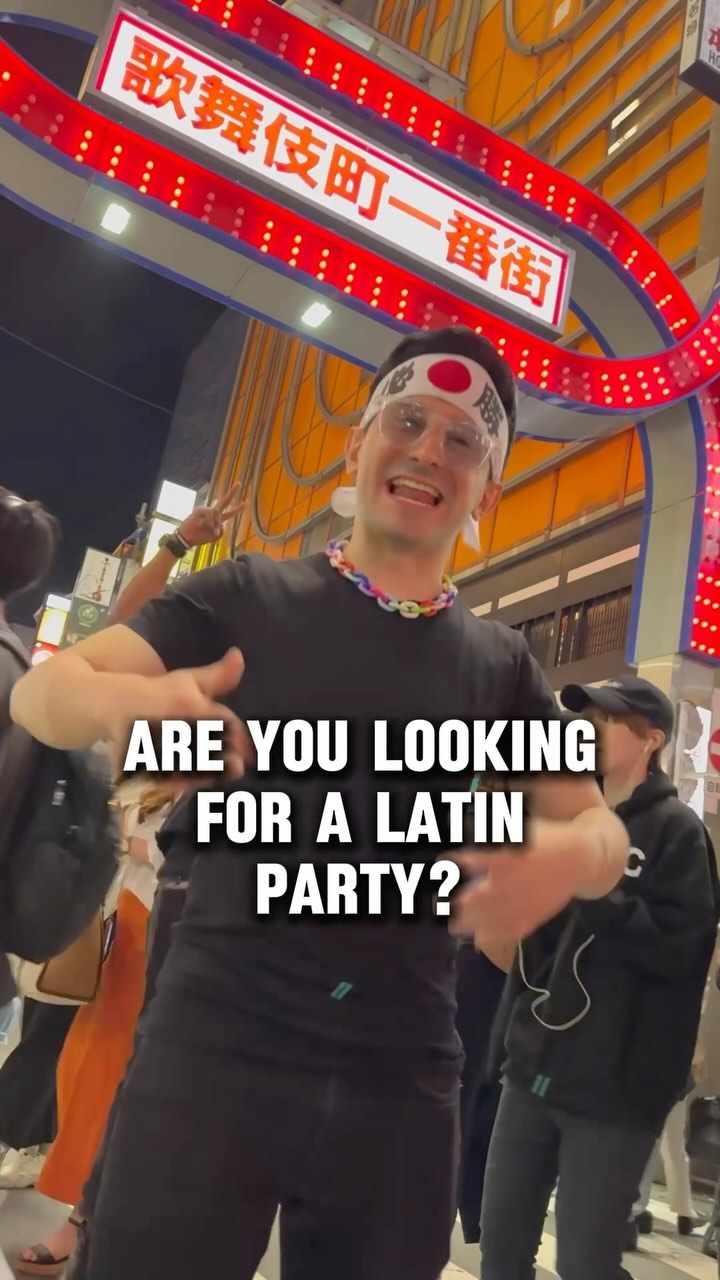 Latin Party in Tokyo's Kabuki-cho Ichiban-gai