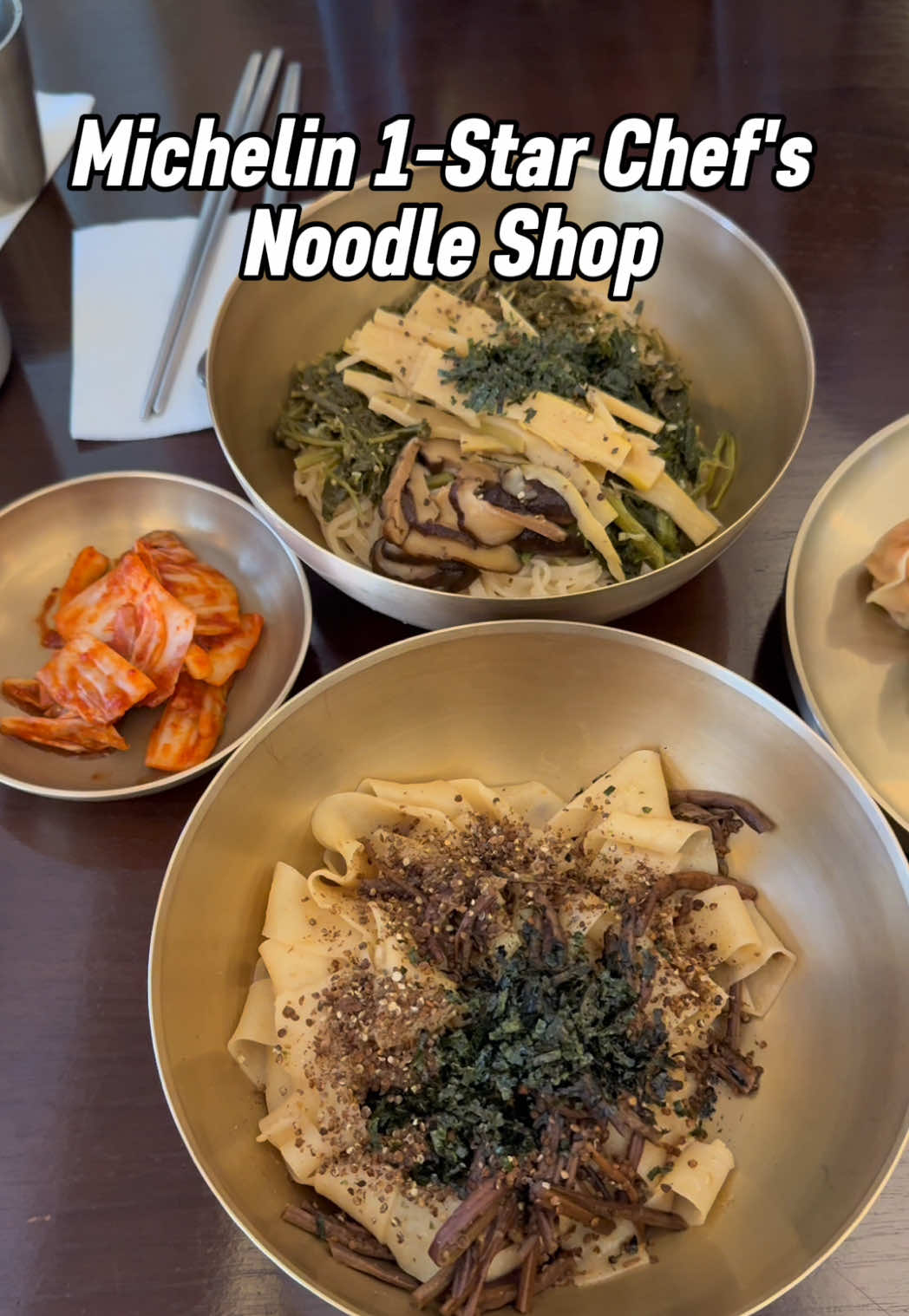 Michelin Chef's Noodle Shop and Fine Dining Spot