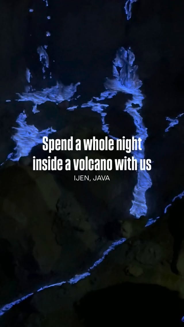 Ijen Volcano's Blue Flames and Sunrise Hike