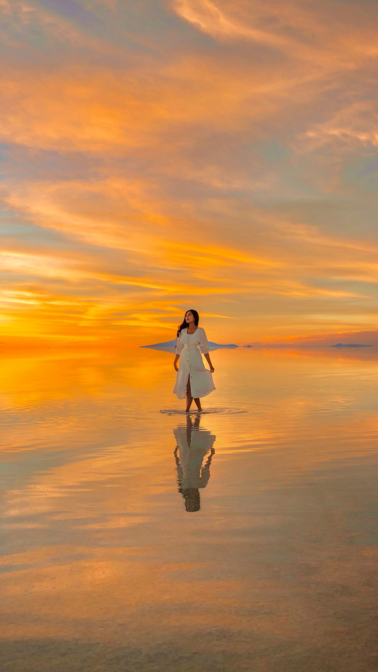 Bolivian Salt Flat And Train Graveyard Sunsets